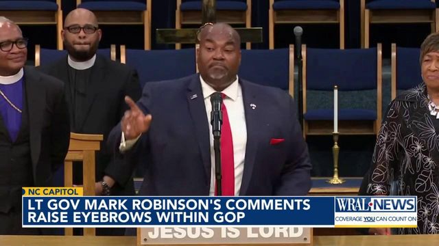 Lt. Gov. Mark Robinson's comments raise eyebrows within GOP