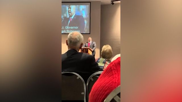 Full speech: Lt. Gov. Mark Robinson speaks at Davie County Republican Party