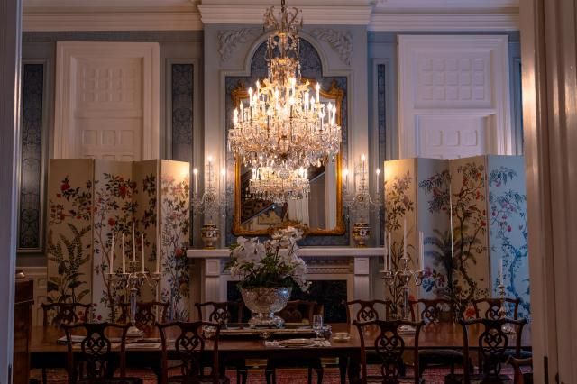 Made in the 1880s in Austria, the Horowitz chandelier may have been one of the very first electrified chandeliers in the world, created in collaboration with Thomas Edison himself. Karoline Horowitz, a Jewish holocaust refugee who settled with her family in Murphy, North Carolina, gave the chandelier to the state in the 1960s.