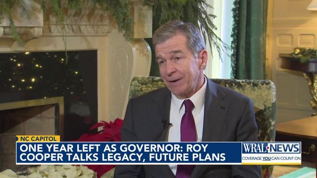 One year left as governor: Roy Cooper talks legacy, future plans