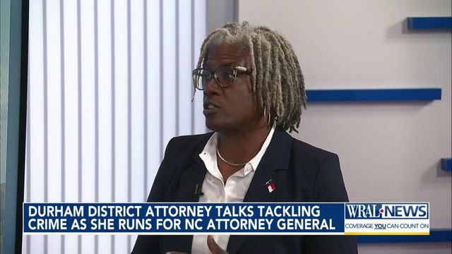 Durham DA talks tackling crime as she runs for NC attorney general