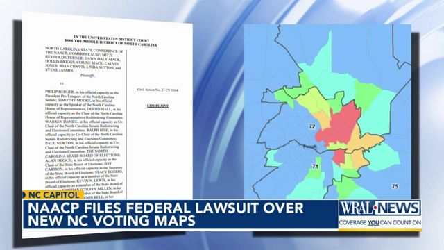 NAACP files federal lawsuit over new NC voting maps