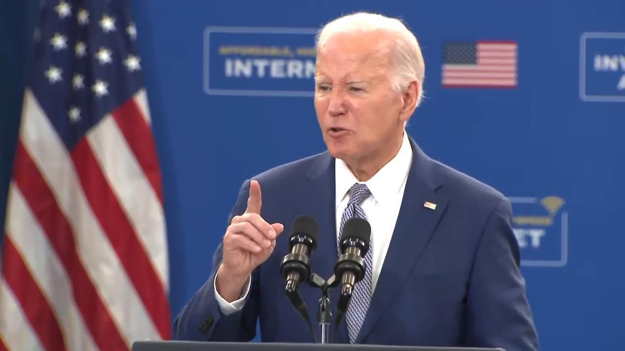 After touting stock market, Trump claims record high under Biden