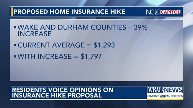 Property owners push back on proposal to raise insurance rates by 39%