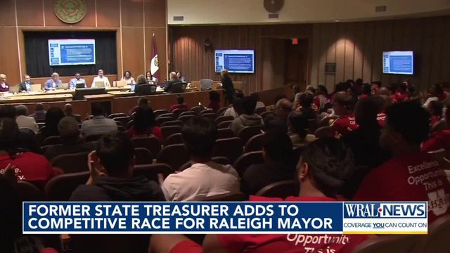 Former NC state treasurer adds competition in race for Raleigh mayor