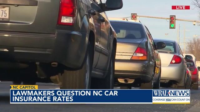 NC lawmakers question state's car insurance rates
