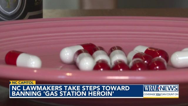 NC lawmakers take steps toward banning 'gas station heroin'