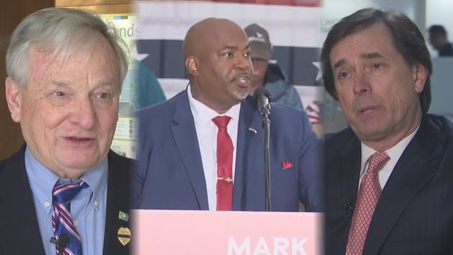 Three candidates face off in GOP primary for NC governor