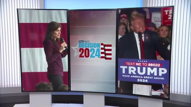 Trump, Haley make final push in NC ahead of Tuesday's primary. 