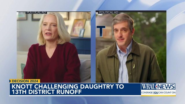 Knott challenges Daughtry to runoff in 13th district