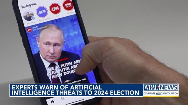 Experts warn of artificial intelligence threats to 2024 election