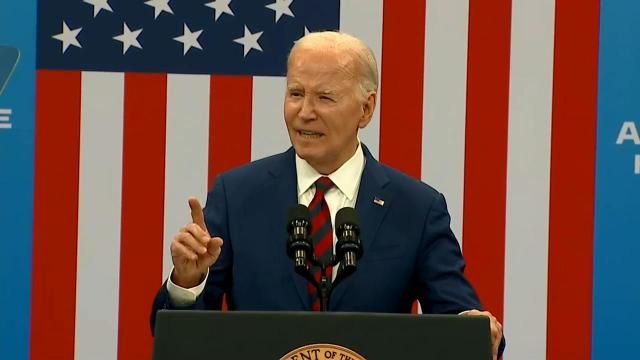 President Joe Biden speaks on Tuesday, March 26, 2024, at Chavis Community Center in Raleigh.