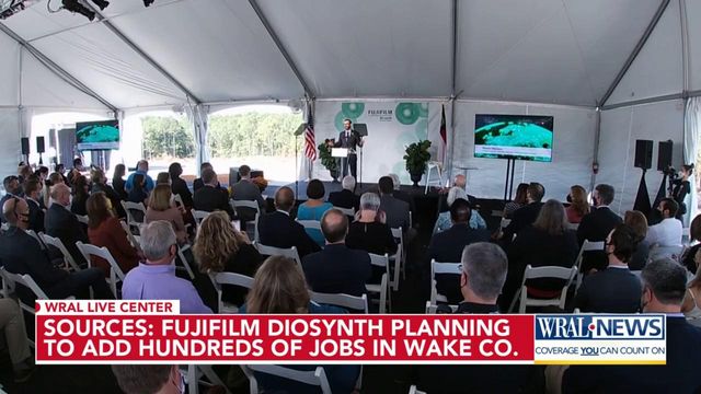 Sources: Fujifilm Diosynth planning to add hundreds of jobs to Wake County