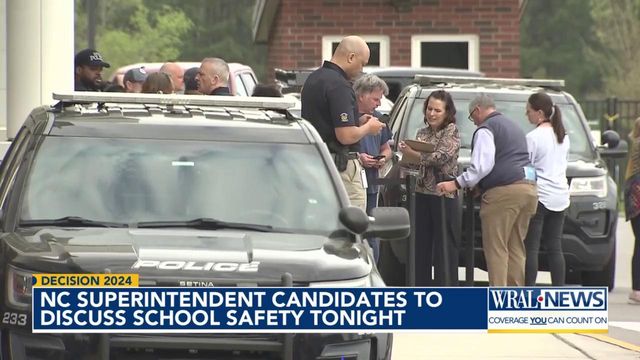 NC superintendent candidate to discuss school safety at town hall event
