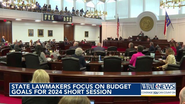 NC lawmakers focus on budget goals for 2024 short session