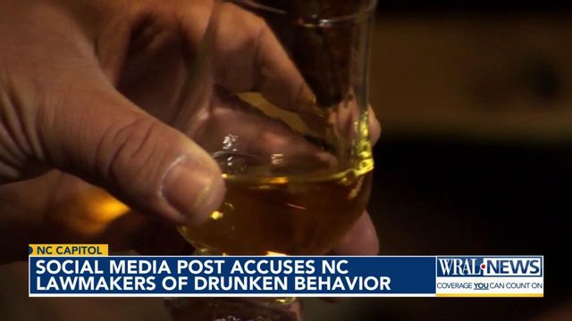 Social media post accuses NC lawmakers of drunken behavior