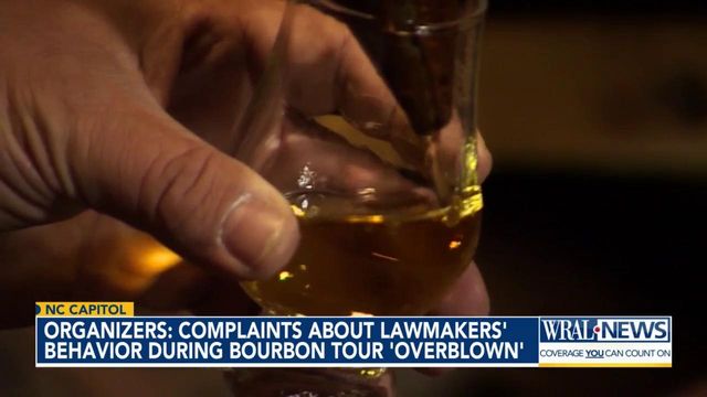 Organizers say complaints 'overblown' about NC lawmakers' behavior during bourbon tour 