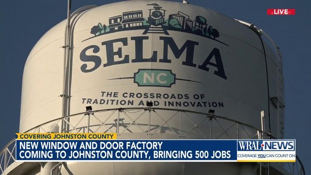 New window and door factory coming to Johnston County, bringing 500 jobs