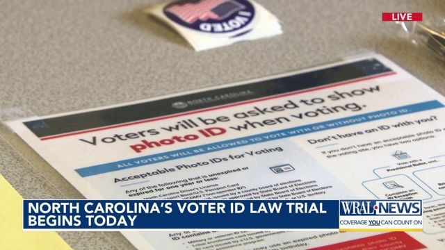 Trial begins to determine whether NC's voter ID law discriminates against Black, Latino voters