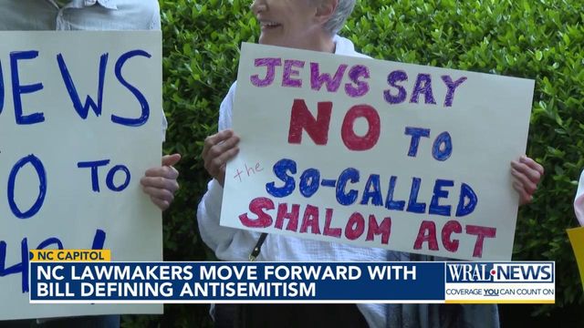 NC lawmakers move forward with bill defining antisemitism