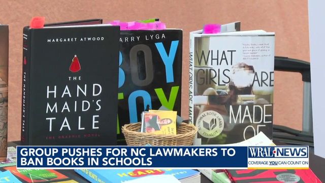Group pushes for NC lawmakers to ban books in schools 