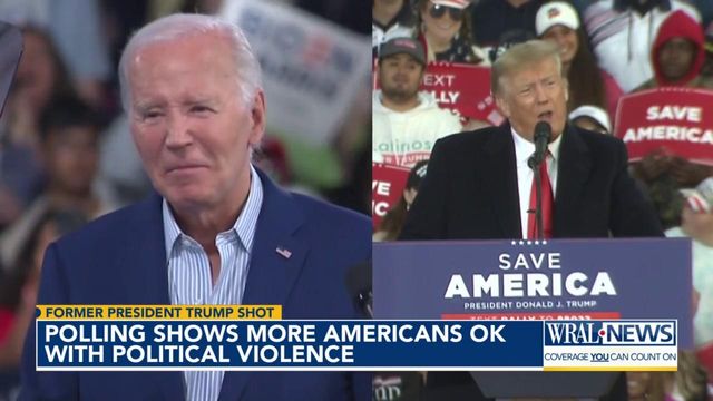 Polling shows more Americans OK with political violence