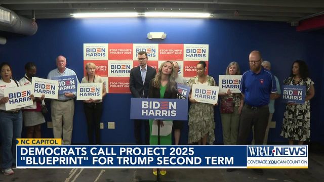 Democrats in Raleigh have warned voters about a plan called Project 2025, which outlines a massive overhaul of the federal government. However, Donald Trump and North Carolina Republicans said they are distancing themselves from the plan.