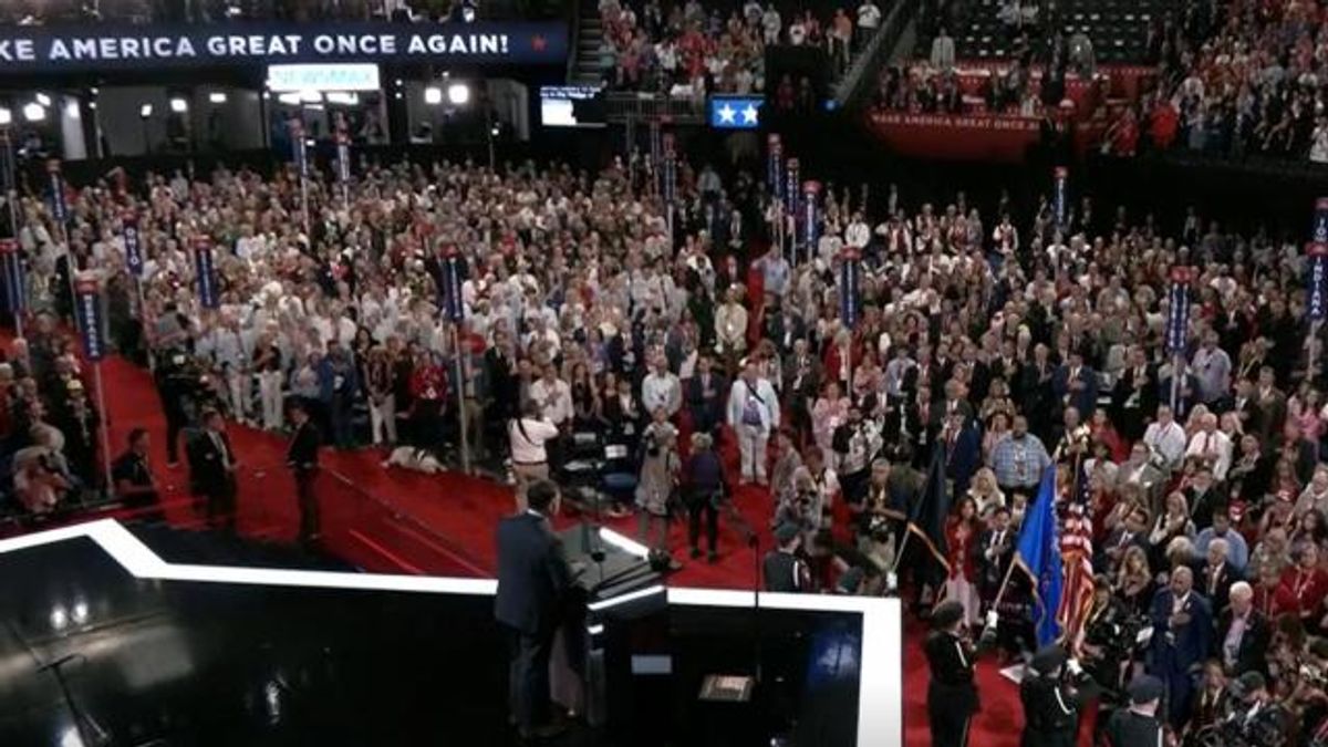 N.C. Rep. Jarrod Lowery leads the pledge