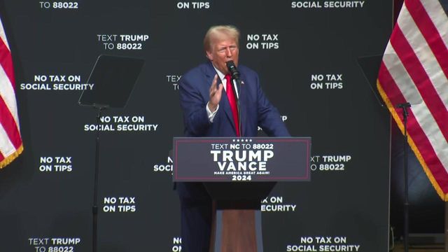 Donald Trump leads Asheville rally