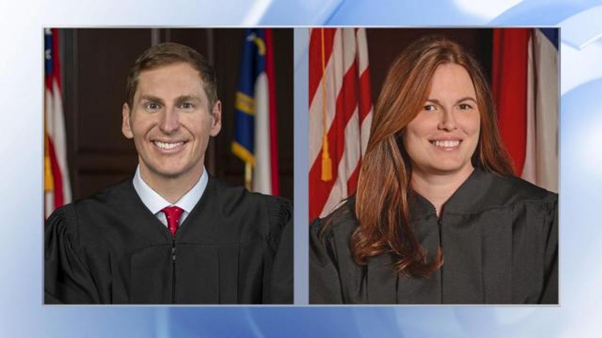 2024 NC Supreme Court candidates Jefferson Griffin and Allison Riggs