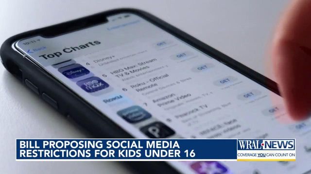 NC bill would require social media networks to keep kids under 14 from using their apps