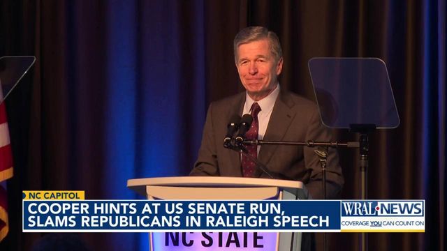 Cooper speaks at Democratic dinner ahead of expected U.S. Senate campaign announcement