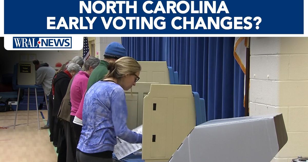 Republican lawmakers consider shortening NC’s early voting period