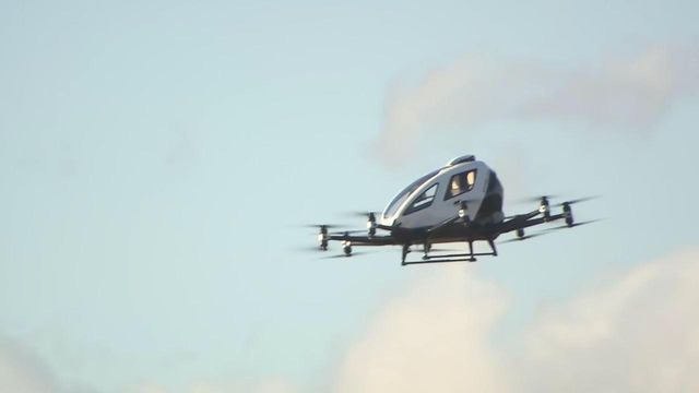 Watch first air taxi demonstration in North America