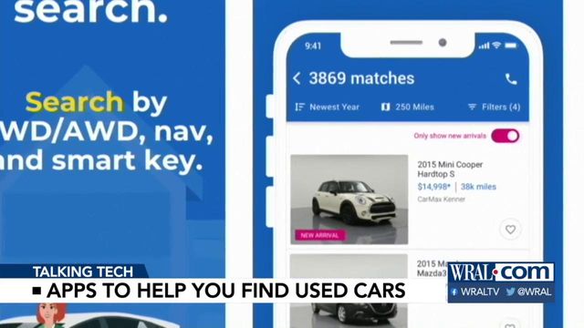 Apps can make it easier to find used cars