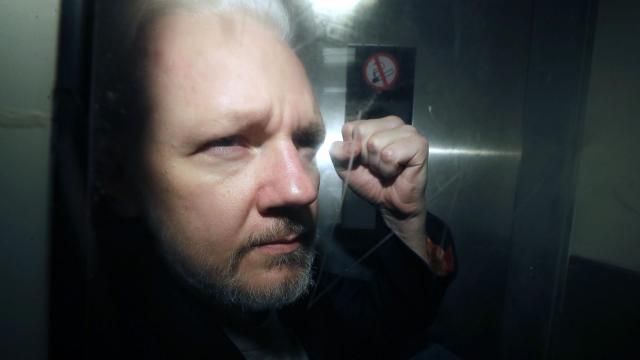FILE - WikiLeaks founder Julian Assange being taken from court, where he appeared on charges of jumping British bail seven years ago, in London, Wednesday May 1, 2019. A London court is due to rule whether WikiLeaks founder Julian Assange can challenge extradition to the United States on espionage charges. Two judges will issue a ruling Tuesday morning in the High Court on whether Assange can make one final appeal in England. (AP Photo/Matt Dunham, File) FILE - WikiLeaks founder Julian Assange being taken from court, where he appeared on charges of jumping British bail seven years ago, in London, Wednesday May 1, 2019. A London court is due to rule whether WikiLeaks founder Julian Assange can challenge extradition to the United States on espionage charges. Two judges will issue a ruling Tuesday morning in the High Court on whether Assange can make one final appeal in England. (AP Photo/Matt Dunham, File)