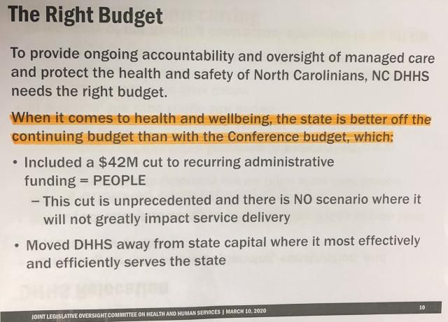 NC DHHS SLIDE
