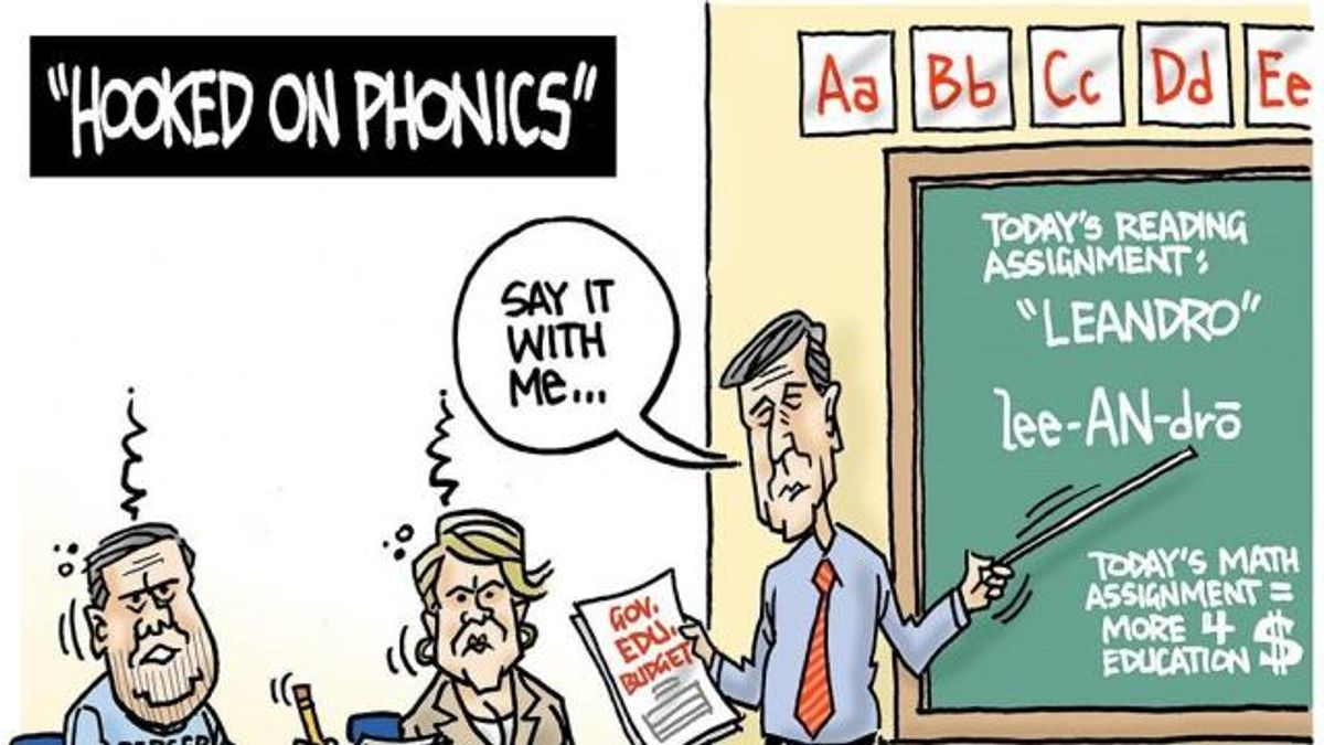 DRAUGHON DRAWS: 'Hooked on phonics'