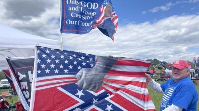 From the Trump rally in Selma, North Carolina via Twitter.