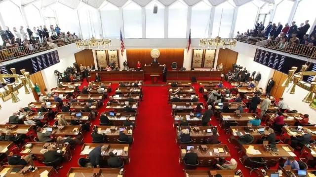 North Carolina House of Representatives chamber, N .C. Legislative Building North Carolina House of Representatives chamber, N .C. Legislative Building