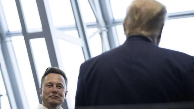 Elon Musk and Donald Trump (Photo by Alex Brandon, Associated Press) 