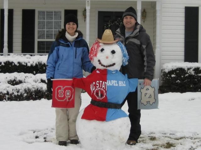 Snow - UNC/NCSU Snowman