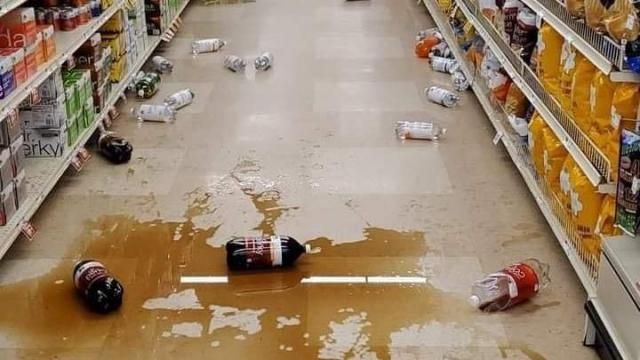 Sparta Food Lion Earthquake Damage