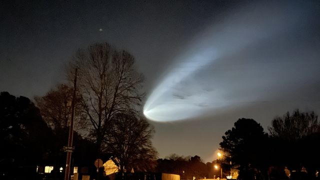 What was the strange light flying over NC?