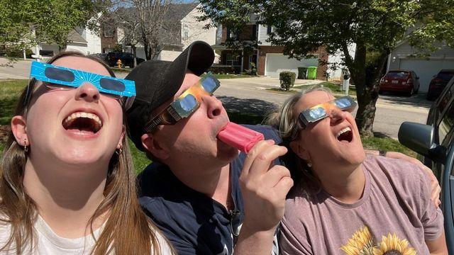 Solar eclipse watch party held at Morehead Planetarium