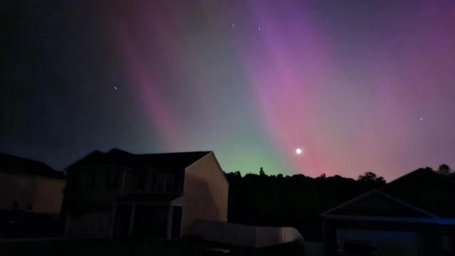 northern lights in Pinehurst