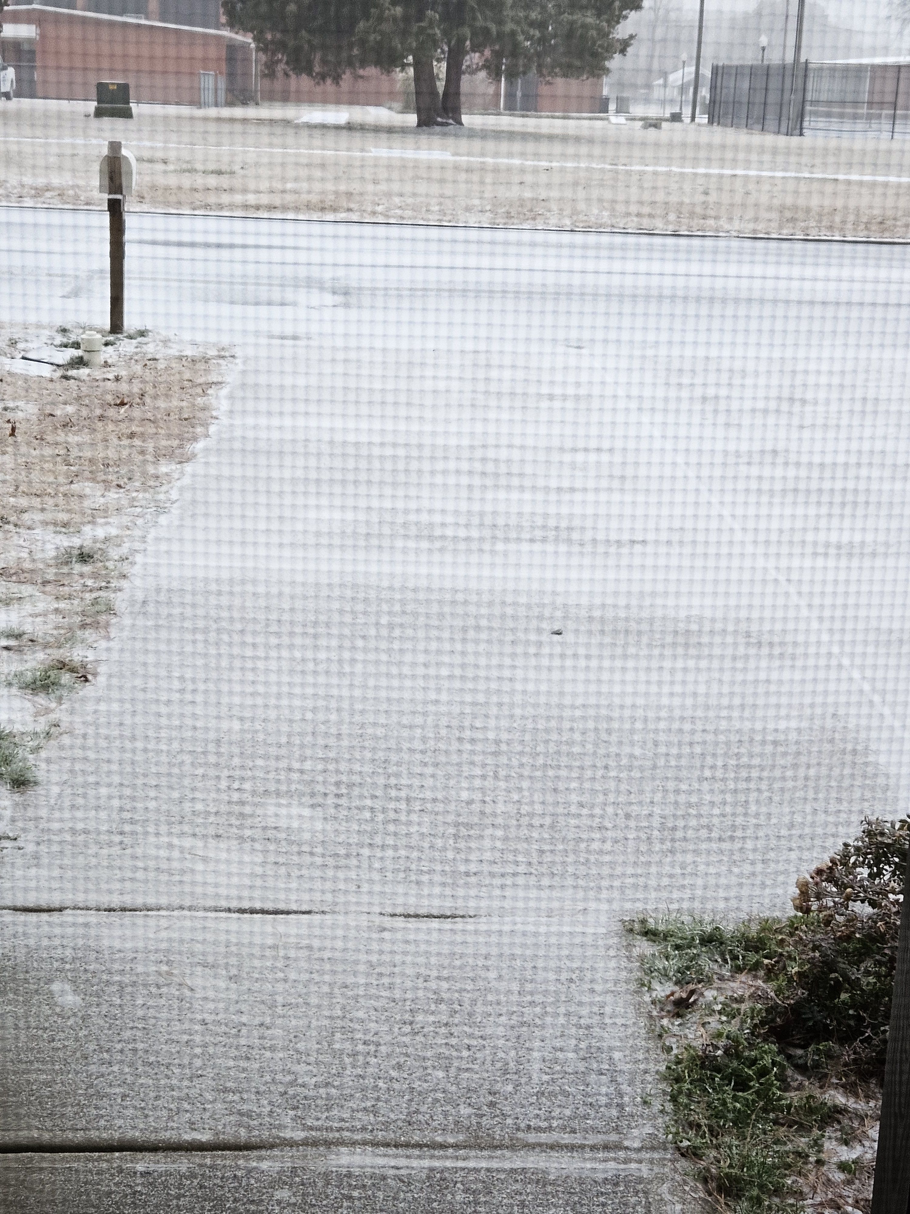 Roads covered in icy layer in Johnston County