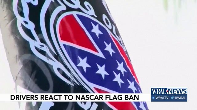 Drivers react to NASCAR flag ban