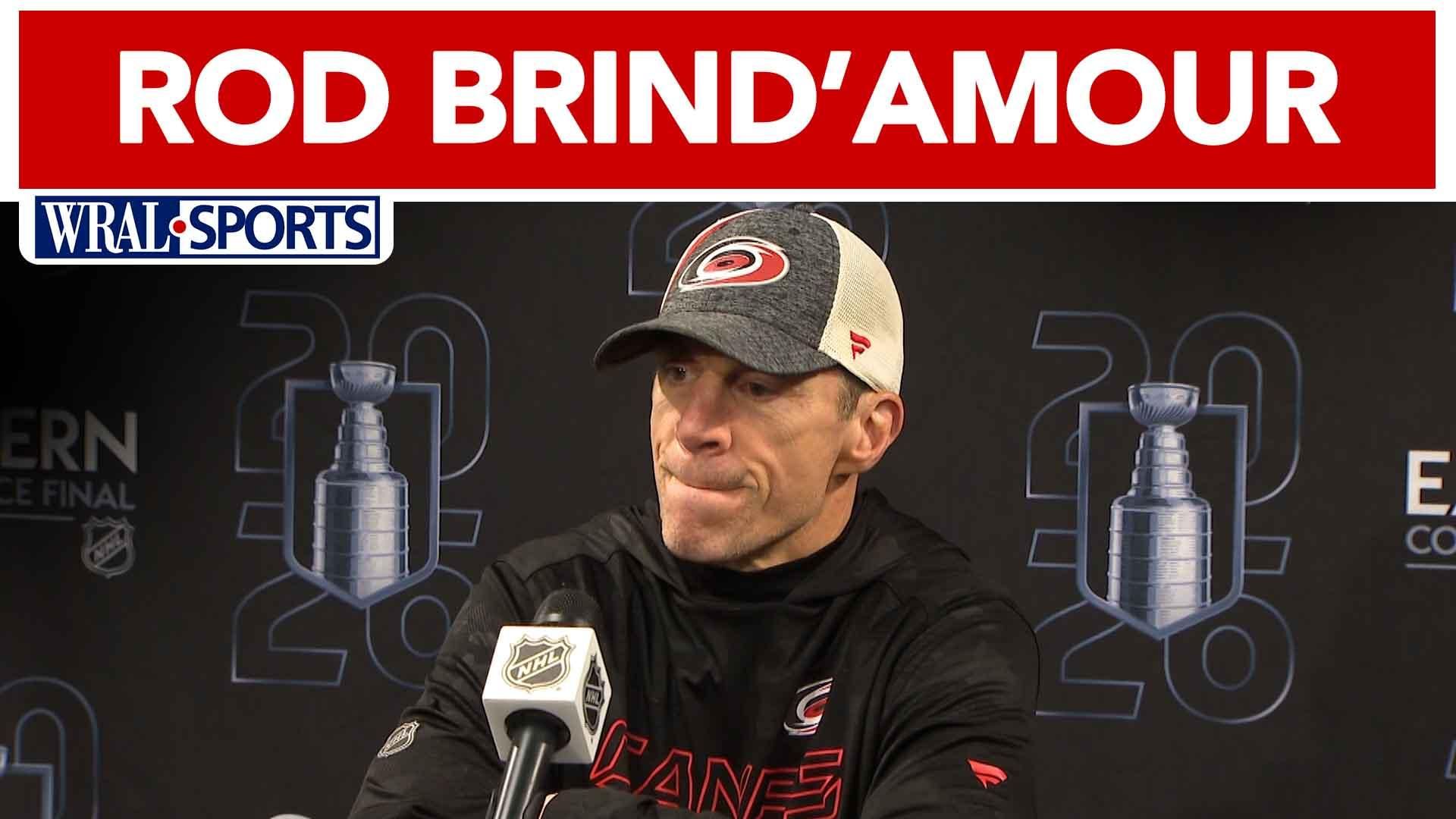 Rod Brind'Amour on waiting for Eastern Conference Final opponent: 'You have to prepare for both'