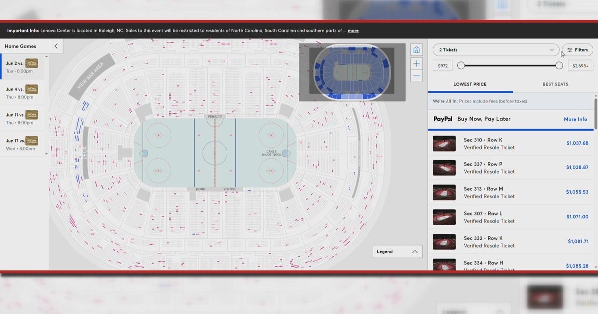 Ticketmaster and Hurricanes Face Backlash as Fans Stunned by Sky-High Stanley Cup Final Resale Ticket Prices